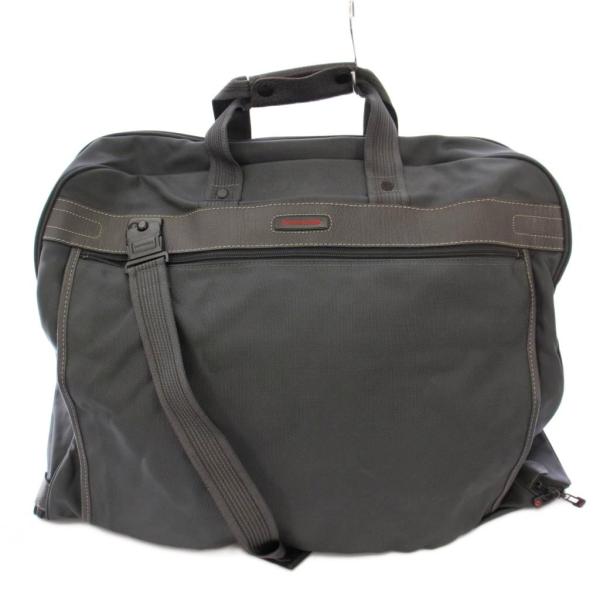 サムソナイト Samsonite ガーメントバッグ 2WAY ハンドバッグ ショルダーバッグ ロゴ グレー /BB メンズ