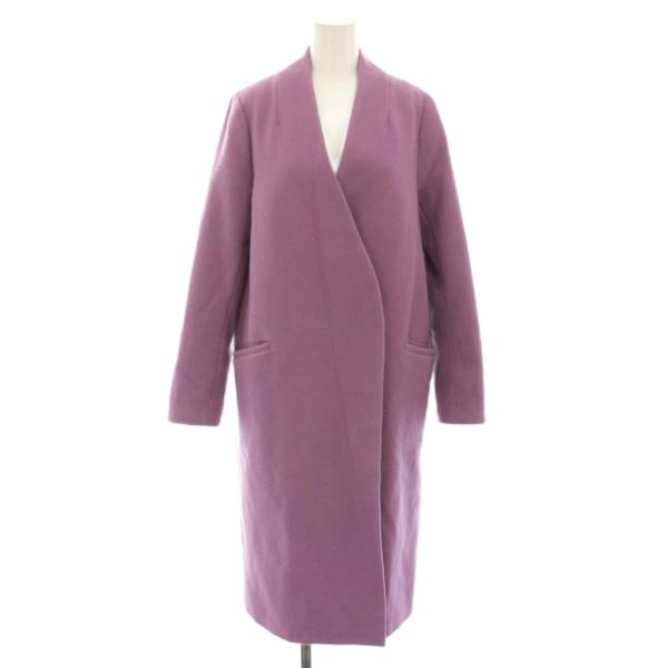 新品★UNITED TOKYO :エクストラウール:Vネックコート ピンク ユナイテッドトウキョウ UNITED TOKYO エクストラウールVネックコート