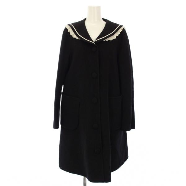 【中古】ユキエモン yukiemon セーラーコート アウター M 黒 1195160 /TK レディース ユキエモン yukiemon セーラーコート アウター M 黒 1195160 /TK