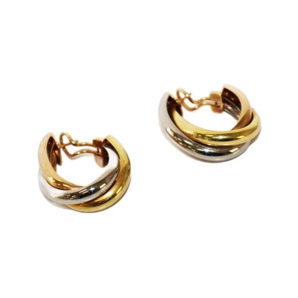 mi様 カルティエ トリニティ ピアス Cartier（カルティエ） トリニティ ピアス 750 K18 イエローゴールド
