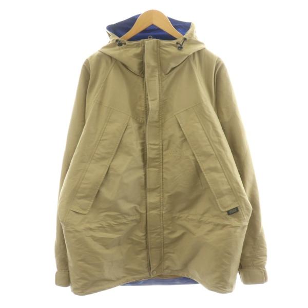 【中古】セダン オールパーパス SEDAN ALL-PURPOSE マウンテンパーカ ロゴ 刺繍 L ベージュ SD22S-JK01 /AN50 メンズ セダン オールパーパス SEDAN ALL-PURPOSE マウンテンパーカ ロゴ 刺繍