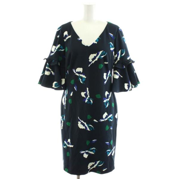 ローレンラルフローレン LAUREN RALPH ワンピース ひざ丈 5分袖 フレア