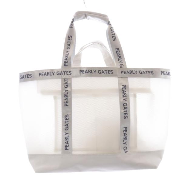 PEARLY GATES ローカーバック　新品未使用ホワイト パーリーゲイツ PEARLY GATES トートバッグ ハンドバッグ ロッカー