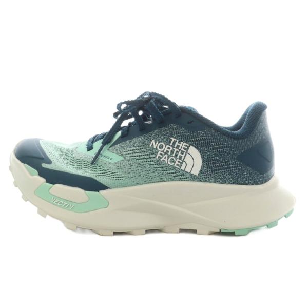 ザノースフェイス THE NORTH FACE ベクティブ エンデュリス 4 スニーカー シューズ 24.5cm 緑 グリーン 白 ホワイト NFW02503 /AN58