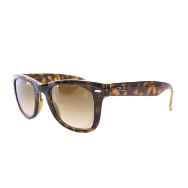 【中古】レイバン FOLDING ウェイファーラー ウェリントン アイウェア サングラス メガネ 眼鏡 グラデーション 茶 レイバン RAY BAN FOLDING WAYFARER ウェイファーラー ウェリントン