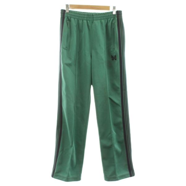 【中古】ニードルス ニードルズ ポリスムース トラックパンツ イージー 刺繍 XS 緑 グリーン MR286 ニードルス ニードルズ Needles Track Pant POLY SMOOTH ポリスムース