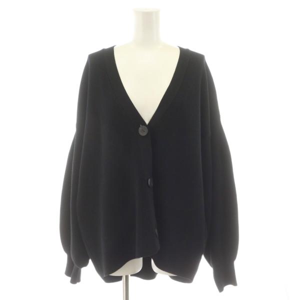 【中古】ル フィル LE PHIL 22SS カーディガン リブ F 黒 ブラック 534-2170211 /AN32 レディース LE PHIL（ル フィル） ル フィル LE PHIL 22SS カーディガン リブ F 黒