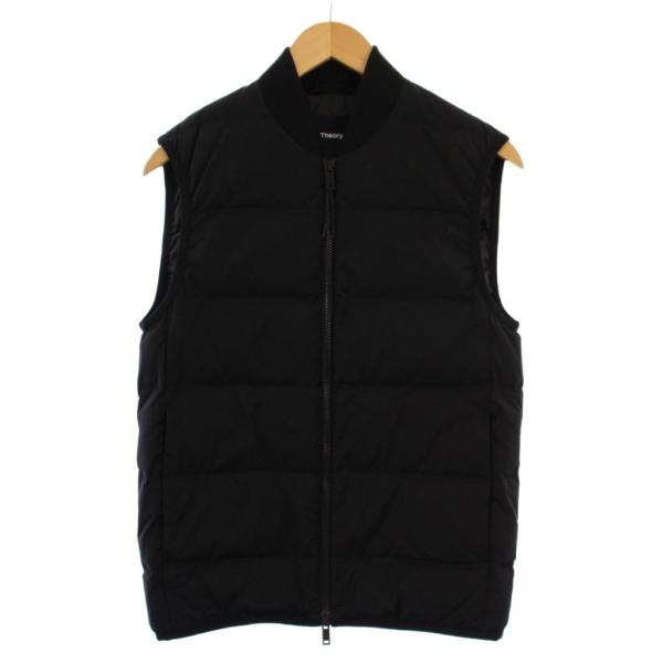 【中古】セオリー Theory ダウンベスト ジャケット ジップアップ XS 黒 M075401R /BM メンズ theory（セオリー） ダウンベスト ジャケット ジップアップ XS 黒