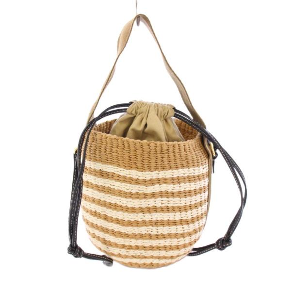 Chloe（クロエ） ウッディ スモールバスケット 2WAY かごバッグ カゴ