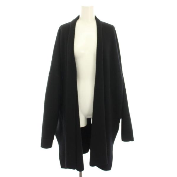 【中古】ミューズ ドゥーズィエム クラス 20AW スムースニットショートガウン 長袖 黒 20020500417030 レディース ミューズ ドゥーズィエム クラス 20AW スムースニットショートガウン