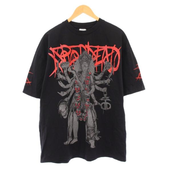 ドロップデッド DROPDEAD Tシャツ 半袖 クルーネック ストレッチ ロゴ