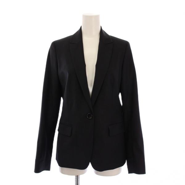 【中古】セオリーリュクス EXECUTIVE BERGMAN3 テーラードジャケット アウター シングル 総裏地 ウール 36 黒 theory luxe（セオリーリュクス） theory luxe EXECUTIVE BERGMAN3