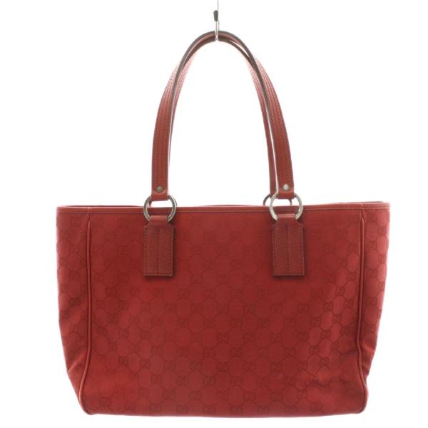 GUCCI レッド GGパターン ハンドバッグ　美品 GUCCI グッチ GGキャンバス ハンドバッグ レッド レディース ブランド
