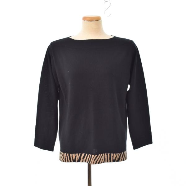 エヴェックス バイ クリツィア EVEX by KRIZIA ニット 長袖 虎柄 縦縞