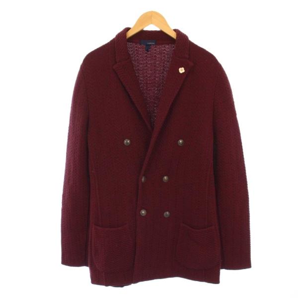 ラルディーニ LARDINI ブートニエール ダブル ニットジャケット