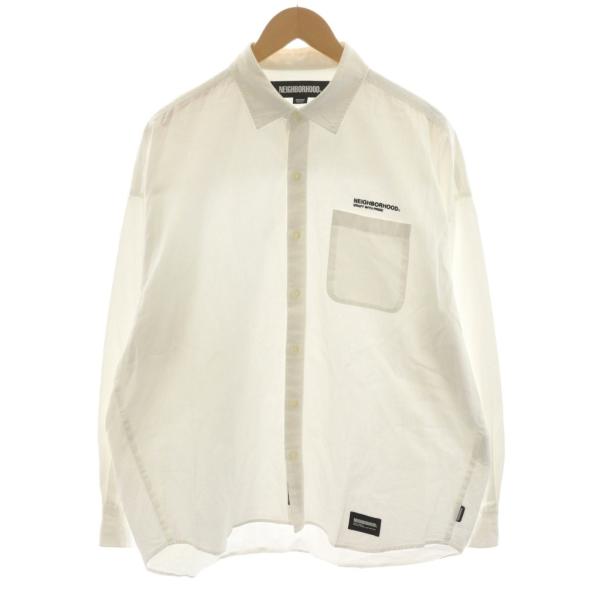 ネイバーフッド NEIGHBORHOOD 23SS OVER SHIRT LS シャツ 長袖 M 白