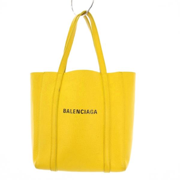 バレンシアガ BALENCIAGA エブリデイ トート XXS トートバッグ ハンドバッグ レザー 黄色 551815 /KH ■OH レディース
