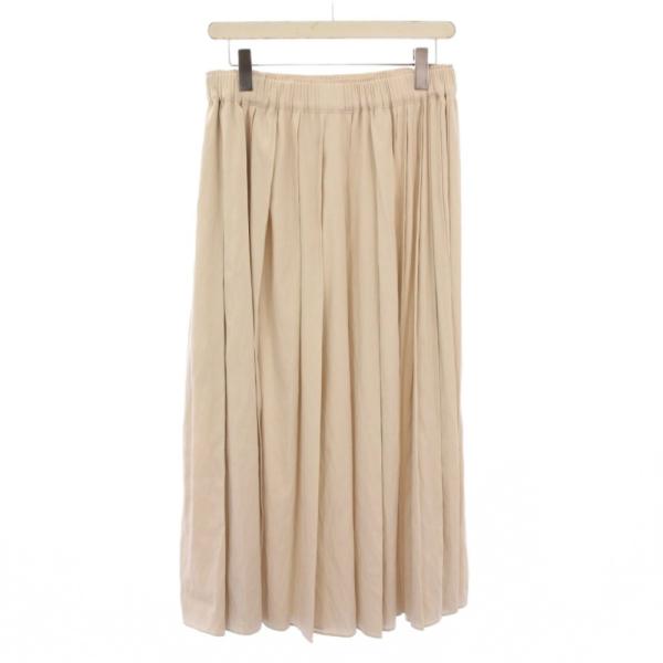 モラビト MORABITO プリーツスカート フレア イージー ミモレ ロング
