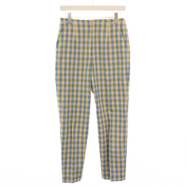 未使用ユナイテッドアローズ　INCOTEX AMELIA チェックスリムパンツ UNITED ARROWS（ユナイテッドアローズ） シャイニーギンガムチェック