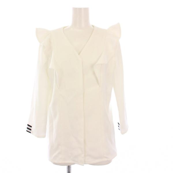 ボーダーズアットバルコニー BORDERS at BALCONY Vネックブラウス