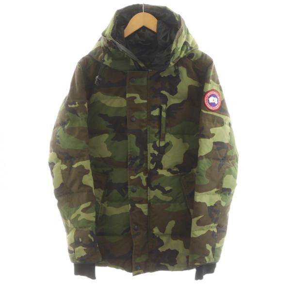 美品✨ MARK & LONA ダウンジャケット　カモ柄　カーキ　Lサイズ　中綿 カナダグース CANADA GOOSE カーソン CARSON PARKA ダウンジャケット