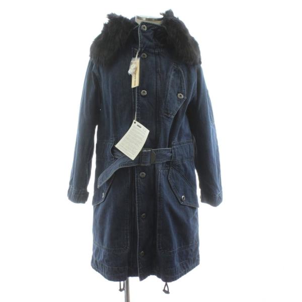 DIESEL（ディーゼル） 未使用品 モッズコート デニム ロング 中綿