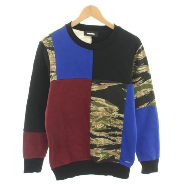 DIESEL 迷彩ニットセーター，サイズ:S DIESEL（ディーゼル） クレイジーパターン スウェットシャツ