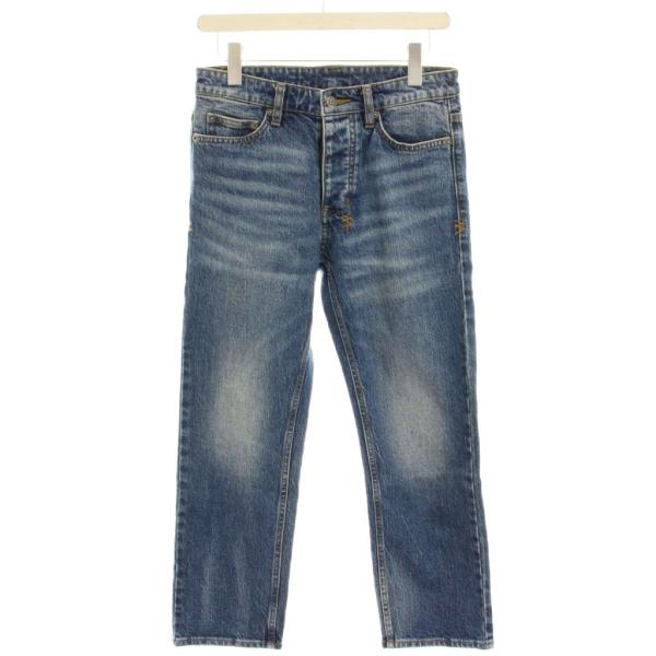 【中古】スビ Ksubi デニムパンツ ジーンズ USED加工 刺繍 28 水色 ライトブルー 150730 /HN レディース スビ Ksubi デニムパンツ ジーンズ USED加工 刺繍 28 水色 ライト