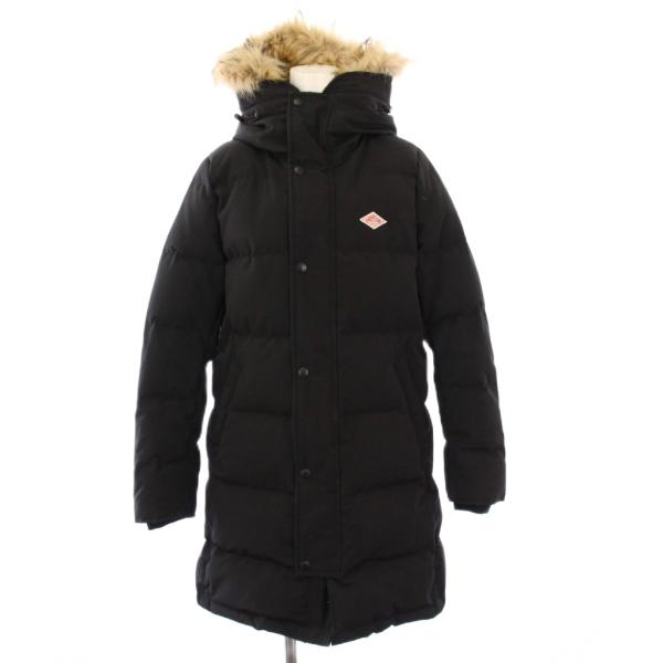 ダントン DANTON ダウンコート アウター ロング フード フェイクファー