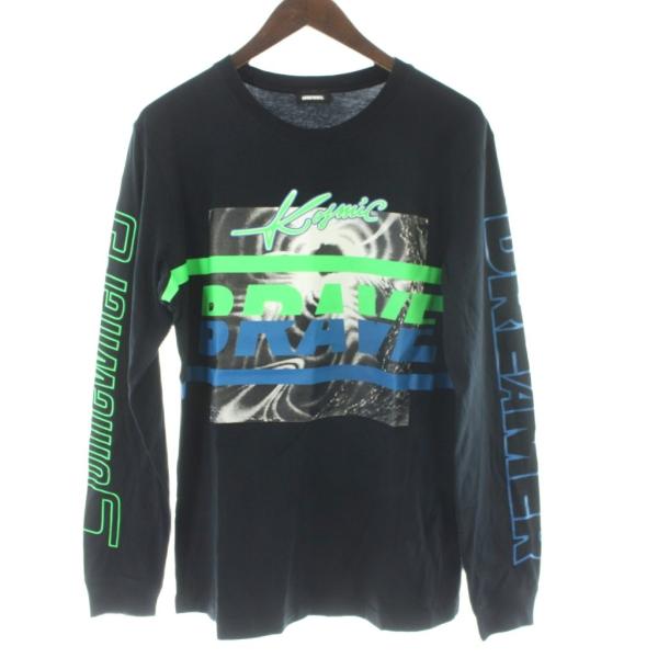 DIESEL（ディーゼル） DIESEL Tシャツ 長袖 黒 ブラック グラフィック