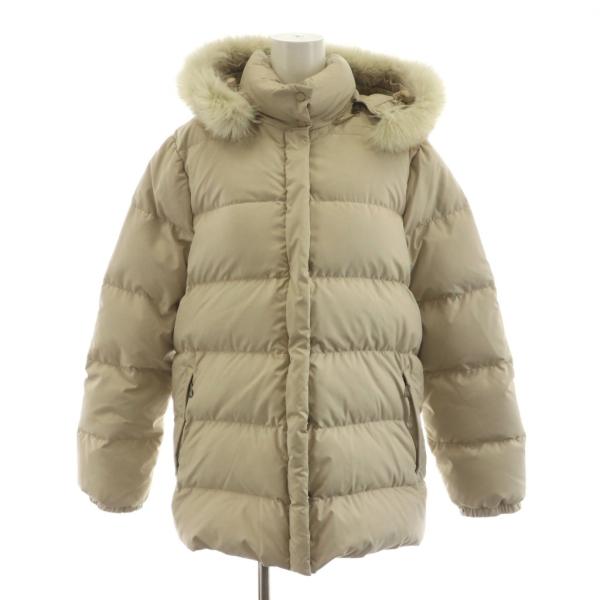MONCLER（モンクレール） 茶タグ ダウンジャケット フード ファー