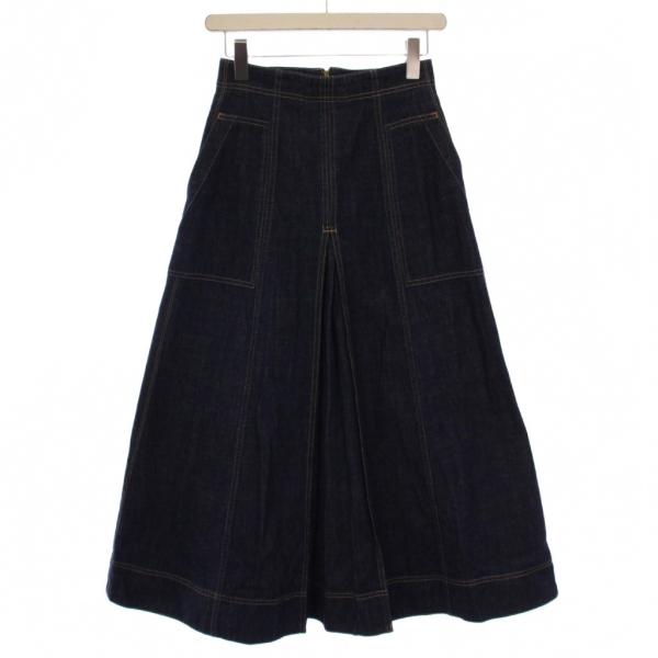 アルアバイル allureville 22SS フレアスカート ロング デニム 1