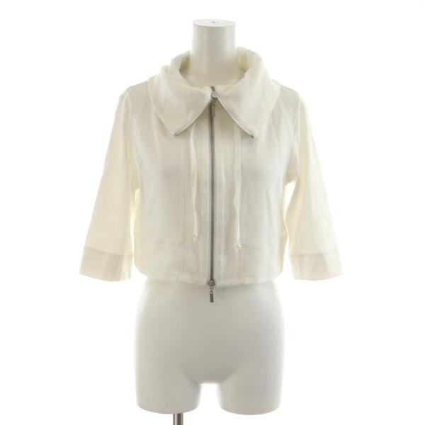 フォクシー ブティック FOXEY BOUTIQUE ジップアップジャケット 七分袖