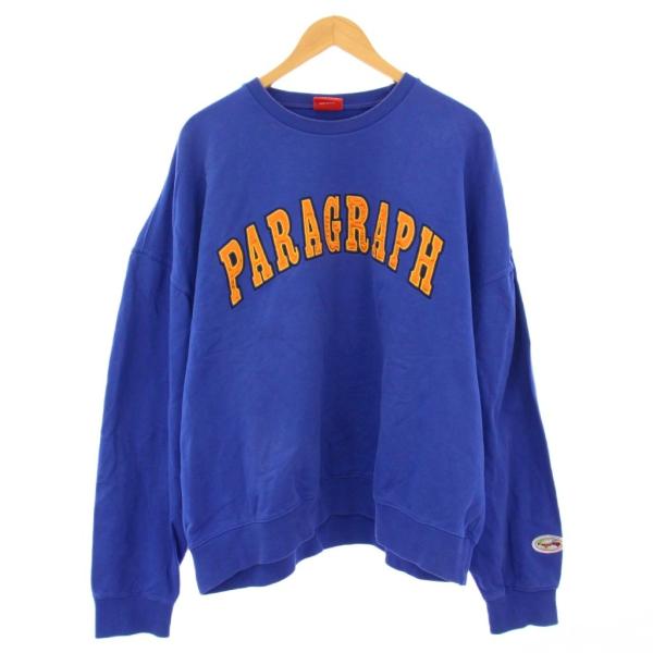 パラグラフ★ビッグロゴプルクルーネックスウェット★Paragraph★ vectorpremium_081-102512100027