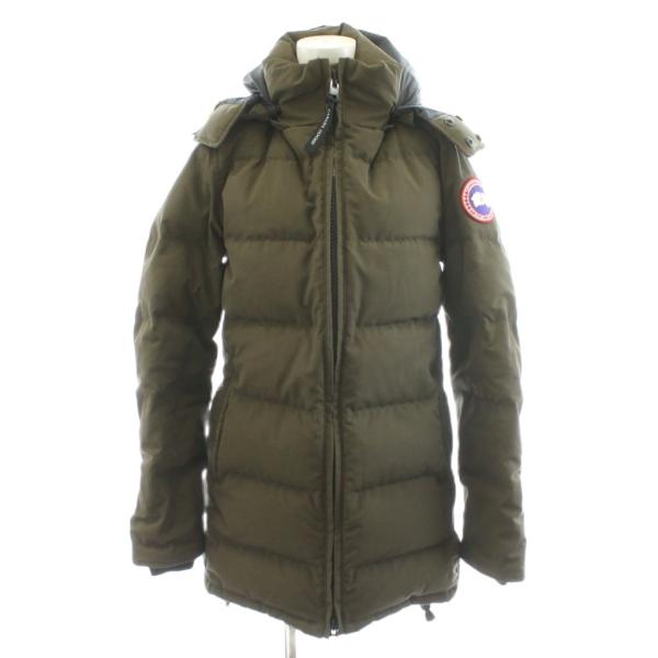 カナダグース CANADA GOOSE BELLEVILLE ダウンジャケット フード ロゴ