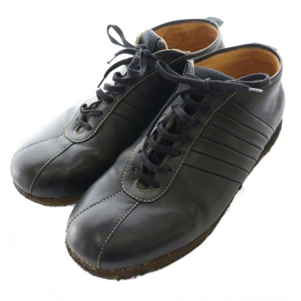 カンペール CAMPER レザースニーカー ドレスシューズ 40 黒 ブラック