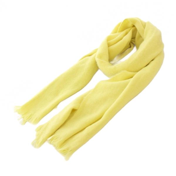 asauce meler アソースメレ アルパカ マフラー ストール イエロー ASAUCE MELER（アソースメレ） ASAUCE MELER Theory luxe マフラー