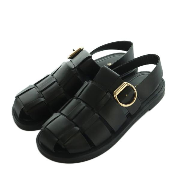 【新品未使用タグ付】 ZARA (ザラ) グルカサンダル フラット ブラック ZARA】GWセールでフラットケージサンダル2色買い。 | LEE