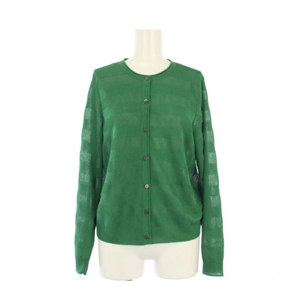 美品 Leilian レリアン ニット パーカー ロング カーディガン ウール セミロングニットカーディガン[品番：LAVW0012436]｜Leilian（レリアン