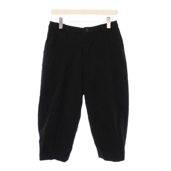 エヴァムエヴァ evam eva スラックスパンツ ジップフライ ワンカラー