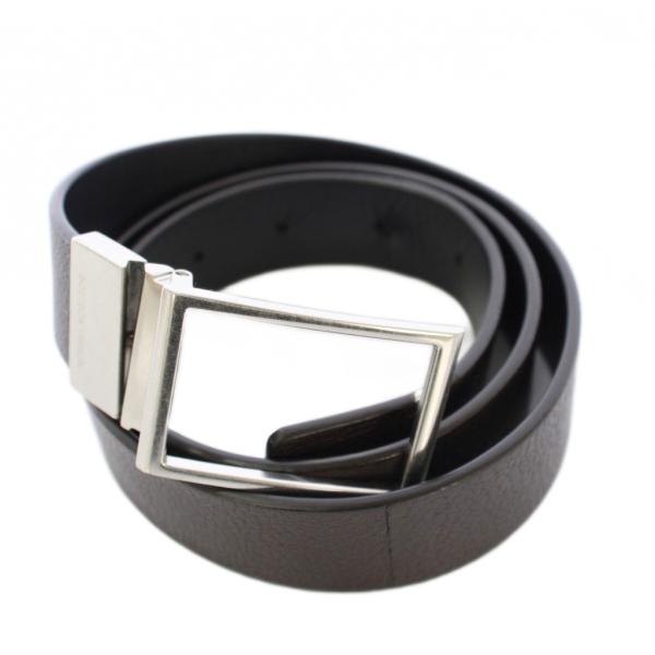 BOTTEGA VENETA（ボッテガ・ヴェネタ） ベルト レザー 無地 黒