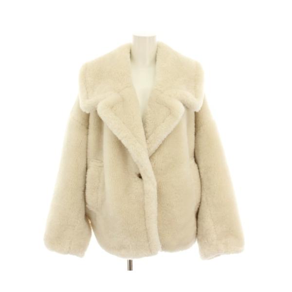 ノーブル NOBLE 24AW スノーボアビッグカラーコート フェイクファー