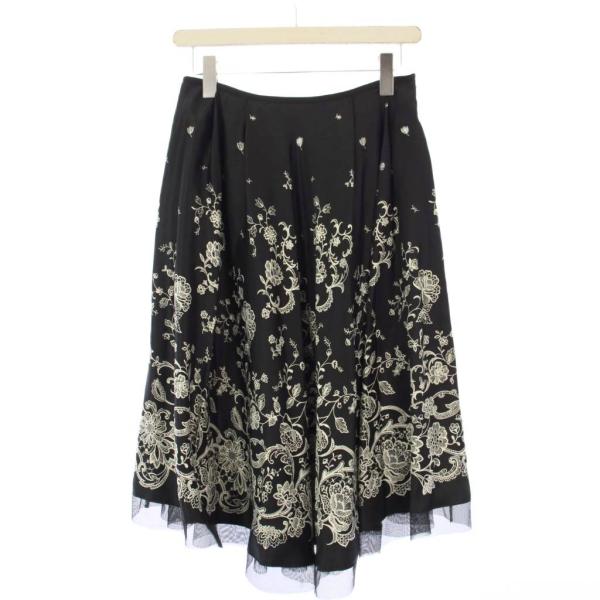 M'S GRACY ハート柄 フレアスカート 40 M'S GRACY ハート柄 フレア