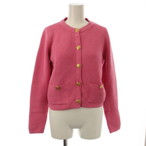 ZARA（ザラ） カーディガン ピンク S ニット 長袖 /JP レディース
