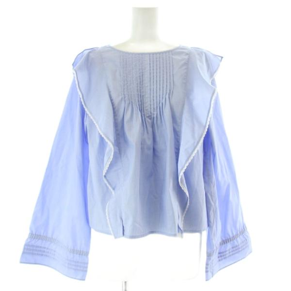 マカフィー MACPHEE トゥモローランド 20AW シャツ ブラウス 36 水色