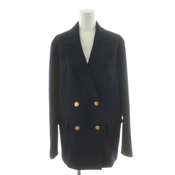 Spick & Spanスピックアンドスパン 紺ブレ金ボタンダブルブレスト38 スピック&スパン Spick&Span 22SS テーラードジャケット ダブル 紺ブレ