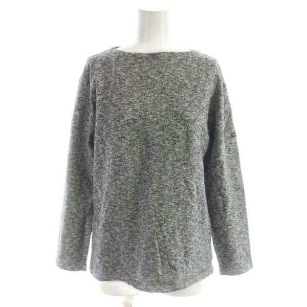 セントジェームス SAINT JAMES カットソー SM グレー 長袖 杢調 ボート