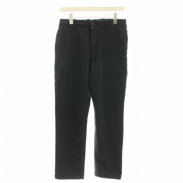ロンハーマン Ron Herman 後染め ストレッチパンツ スリム パンツ S 黒 ブラック 3520600039 /☆G メンズ