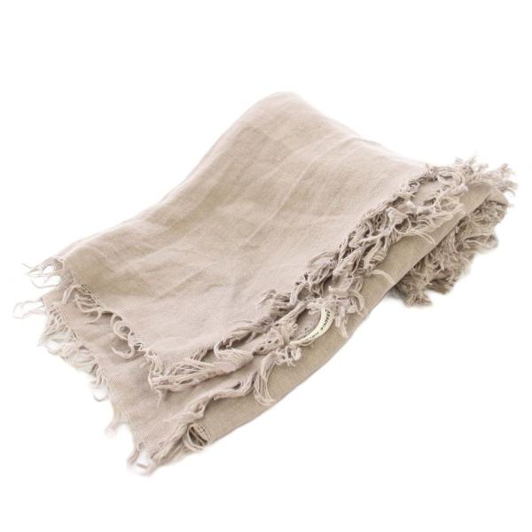 ASAUCE MELER（アソースメレ） ストール フリンジ ワンカラー 無地