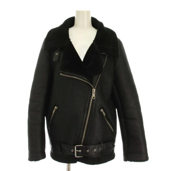 ZARA（ザラ） ZARA B-3 フェイクムートンジャケット ライダース